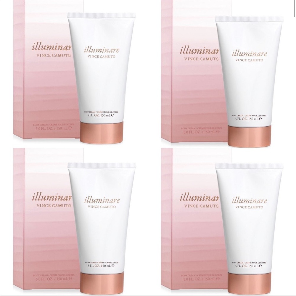 4 x Vince Camuto illuminare body cream/ 150ml each